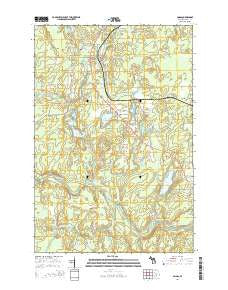 Amasa Michigan Historical topographic map, 1:24000 scale, 7.5 X 7.5 Minute, Year 2014