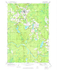 Amasa Michigan Historical topographic map, 1:24000 scale, 7.5 X 7.5 Minute, Year 1945