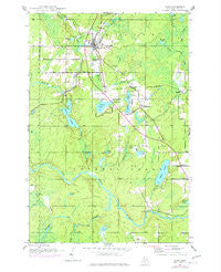 Amasa Michigan Historical topographic map, 1:24000 scale, 7.5 X 7.5 Minute, Year 1945