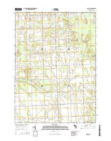 Argyle Michigan Historical topographic map, 1:24000 scale, 7.5 X 7.5 Minute, Year 2014