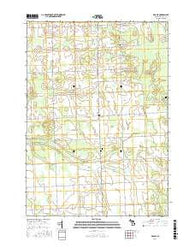 Argyle Michigan Current topographic map, 1:24000 scale, 7.5 X 7.5 Minute, Year 2016