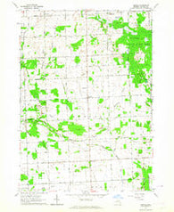 Argyle Michigan Historical topographic map, 1:24000 scale, 7.5 X 7.5 Minute, Year 1963