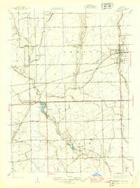 Armada Michigan Historical topographic map, 1:24000 scale, 7.5 X 7.5 Minute, Year 1945