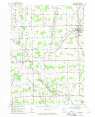 Armada Michigan Historical topographic map, 1:24000 scale, 7.5 X 7.5 Minute, Year 1968