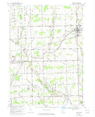 Armada Michigan Historical topographic map, 1:24000 scale, 7.5 X 7.5 Minute, Year 1968