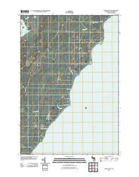 Arthur Bay Michigan Historical topographic map, 1:24000 scale, 7.5 X 7.5 Minute, Year 2011