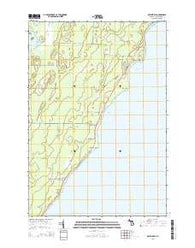 Arthur Bay Michigan Historical topographic map, 1:24000 scale, 7.5 X 7.5 Minute, Year 2014