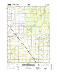 Ashley Michigan Historical topographic map, 1:24000 scale, 7.5 X 7.5 Minute, Year 2014