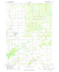 Ashley Michigan Historical topographic map, 1:24000 scale, 7.5 X 7.5 Minute, Year 1974