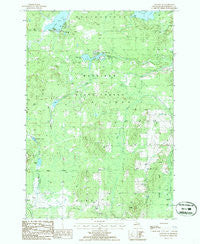Atlanta SE Michigan Historical topographic map, 1:24000 scale, 7.5 X 7.5 Minute, Year 1986