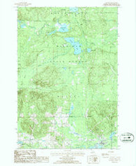 Atlanta Michigan Historical topographic map, 1:24000 scale, 7.5 X 7.5 Minute, Year 1986