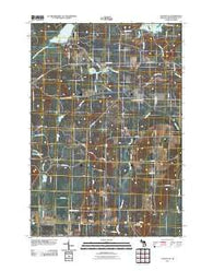 Atlanta SE Michigan Historical topographic map, 1:24000 scale, 7.5 X 7.5 Minute, Year 2011