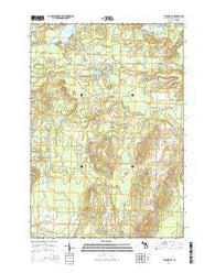 Atlanta SE Michigan Historical topographic map, 1:24000 scale, 7.5 X 7.5 Minute, Year 2014