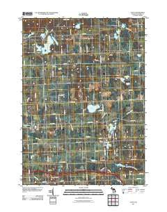 Attica Michigan Historical topographic map, 1:24000 scale, 7.5 X 7.5 Minute, Year 2011