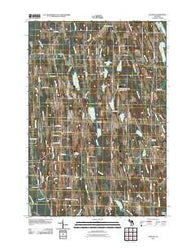 Atwood Michigan Historical topographic map, 1:24000 scale, 7.5 X 7.5 Minute, Year 2011