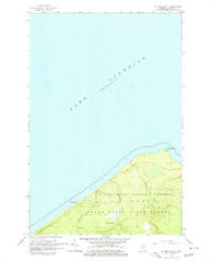 Au Sable Point Michigan Historical topographic map, 1:24000 scale, 7.5 X 7.5 Minute, Year 1966