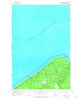 Au Sable Point Michigan Historical topographic map, 1:24000 scale, 7.5 X 7.5 Minute, Year 1966