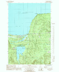 Au Train Michigan Historical topographic map, 1:24000 scale, 7.5 X 7.5 Minute, Year 1985