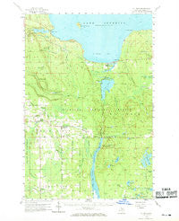 Au Train Michigan Historical topographic map, 1:62500 scale, 15 X 15 Minute, Year 1958