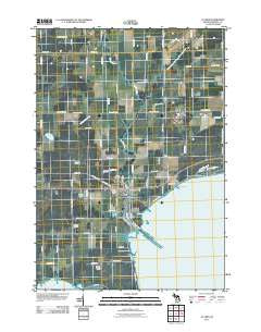 Au Gres Michigan Historical topographic map, 1:24000 scale, 7.5 X 7.5 Minute, Year 2011