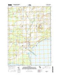 Au Gres Michigan Historical topographic map, 1:24000 scale, 7.5 X 7.5 Minute, Year 2014