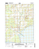 Au Gres Michigan Historical topographic map, 1:24000 scale, 7.5 X 7.5 Minute, Year 2014