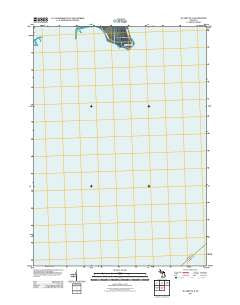 Au Gres OE S Michigan Historical topographic map, 1:24000 scale, 7.5 X 7.5 Minute, Year 2011