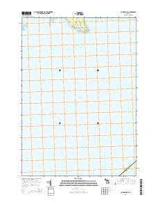 Au Gres OE S Michigan Historical topographic map, 1:24000 scale, 7.5 X 7.5 Minute, Year 2014