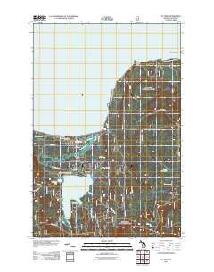 Au Train Michigan Historical topographic map, 1:24000 scale, 7.5 X 7.5 Minute, Year 2011