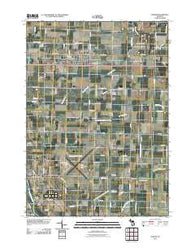 Auburn Michigan Historical topographic map, 1:24000 scale, 7.5 X 7.5 Minute, Year 2011