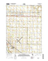 Auburn Michigan Historical topographic map, 1:24000 scale, 7.5 X 7.5 Minute, Year 2014