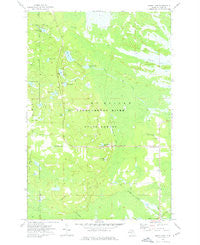 Auger Lake Michigan Historical topographic map, 1:24000 scale, 7.5 X 7.5 Minute, Year 1962