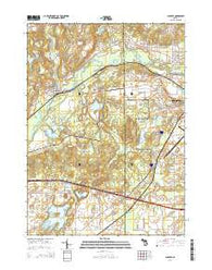 Augusta Michigan Historical topographic map, 1:24000 scale, 7.5 X 7.5 Minute, Year 2014