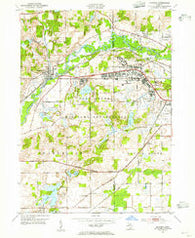 Augusta Michigan Historical topographic map, 1:24000 scale, 7.5 X 7.5 Minute, Year 1947