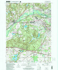Augusta Michigan Historical topographic map, 1:24000 scale, 7.5 X 7.5 Minute, Year 1998