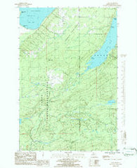 Aura Michigan Historical topographic map, 1:24000 scale, 7.5 X 7.5 Minute, Year 1984
