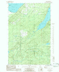 Aura Michigan Historical topographic map, 1:24000 scale, 7.5 X 7.5 Minute, Year 1984