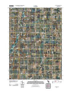 Aurelius Michigan Historical topographic map, 1:24000 scale, 7.5 X 7.5 Minute, Year 2011