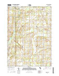 Aurelius Michigan Historical topographic map, 1:24000 scale, 7.5 X 7.5 Minute, Year 2014