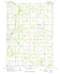 Aurelius Michigan Historical topographic map, 1:24000 scale, 7.5 X 7.5 Minute, Year 1965