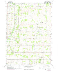 Aurelius Michigan Historical topographic map, 1:24000 scale, 7.5 X 7.5 Minute, Year 1965