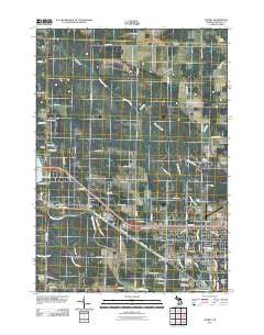 Averill Michigan Historical topographic map, 1:24000 scale, 7.5 X 7.5 Minute, Year 2011