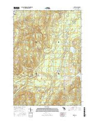 Avery Michigan Current topographic map, 1:24000 scale, 7.5 X 7.5 Minute, Year 2017