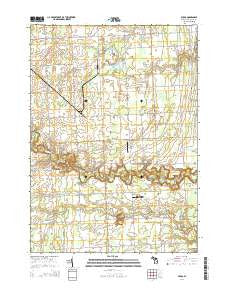 Avoca Michigan Historical topographic map, 1:24000 scale, 7.5 X 7.5 Minute, Year 2014
