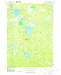 Backus Lake Michigan Historical topographic map, 1:24000 scale, 7.5 X 7.5 Minute, Year 1963