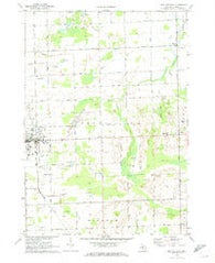 Bad Axe East Michigan Historical topographic map, 1:24000 scale, 7.5 X 7.5 Minute, Year 1970
