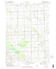 Bad Axe SE Michigan Historical topographic map, 1:24000 scale, 7.5 X 7.5 Minute, Year 1970