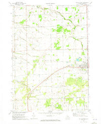 Bad Axe West Michigan Historical topographic map, 1:24000 scale, 7.5 X 7.5 Minute, Year 1970
