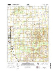 Bad Axe East Michigan Current topographic map, 1:24000 scale, 7.5 X 7.5 Minute, Year 2016