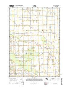 Bad Axe SE Michigan Historical topographic map, 1:24000 scale, 7.5 X 7.5 Minute, Year 2014